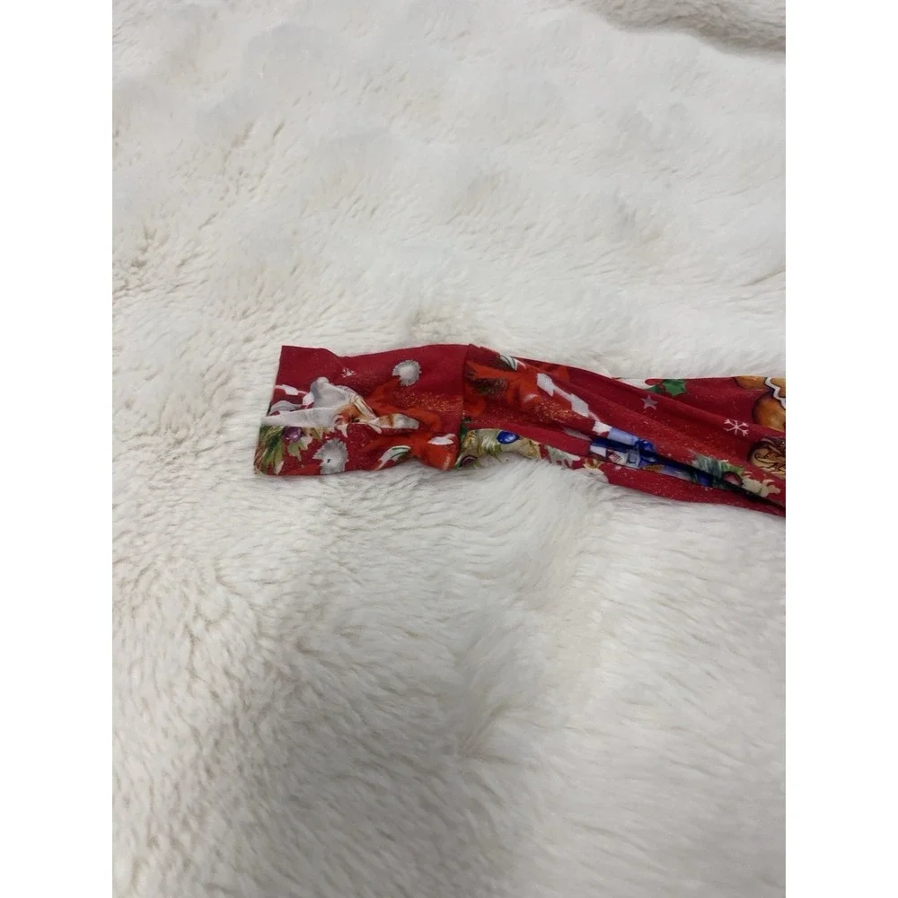 Bums & Roses Christmas Pajamas 18-24 Months One Piece Sleeper Santa Bamboo